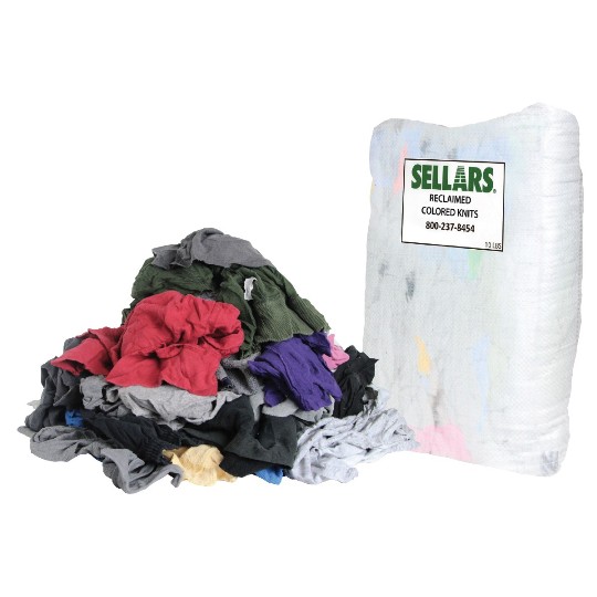 Sellars 99311 Reclaimed Rags Multi-Color Knit Polo 10lb (5 bags per case)