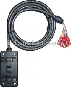 AVS ARC-7-BK Black 7 Switch Box Rocker Switch 4