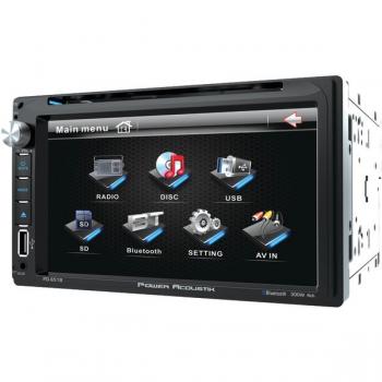 POWER ACOUSTIK PD-651B 6.5" Double-DIN In-Dash LCD Touchscreen DVD Receiver (With Bluetooth(R))